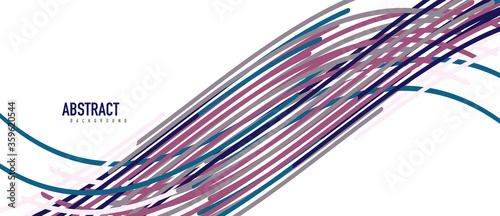 Аbstract moving colorful lines vector backgrounds for cover, placard, poster, banner or flyer