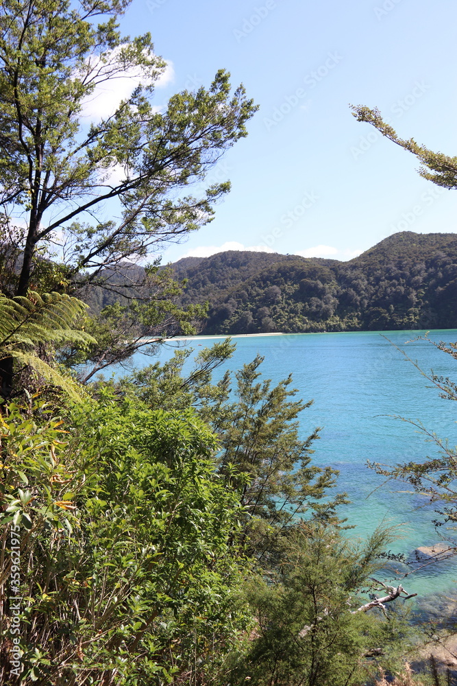 Baie du parc Abel Tasman, Nouvelle Zélande	