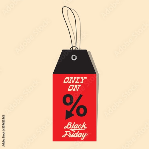 black friday sale tag