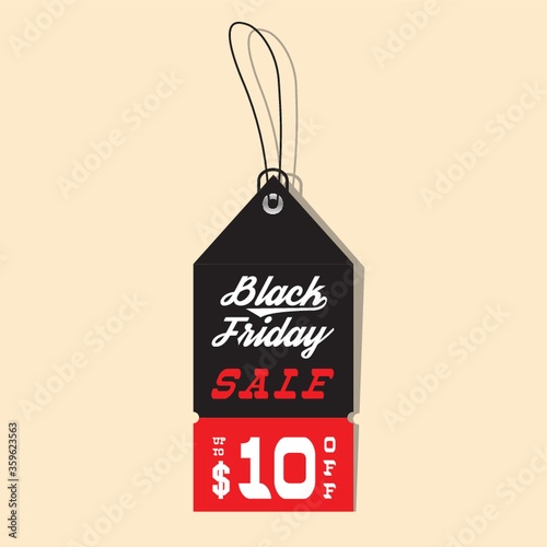 black friday sale tag