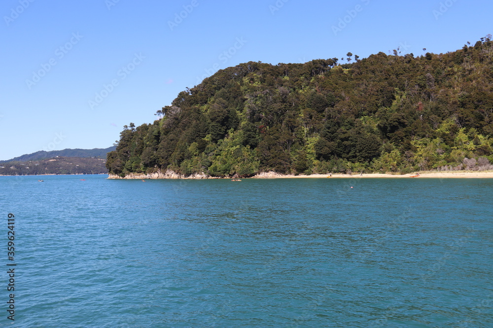 Littoral du parc Abel Tasman, Nouvelle Zélande