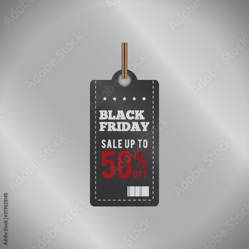 black friday sale tag