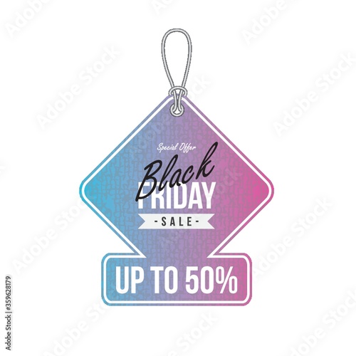 black friday sale tag