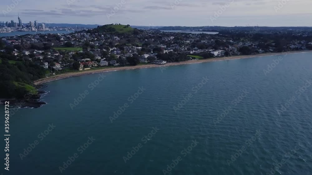 Auckland eastern beach sea sky fifth drone shot Auckland eastern beach sea sky fifth drone shot