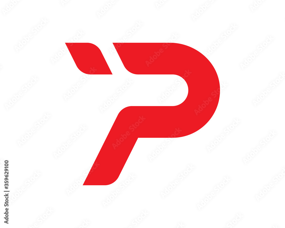 Letter P logo template vector Letter P logo template vector