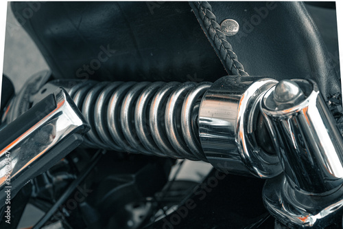 Harley Davidson detailed closeup Parts