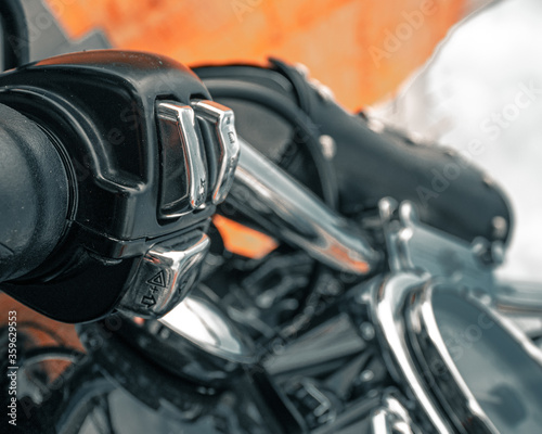 Harley Davidson detailed closeup Parts