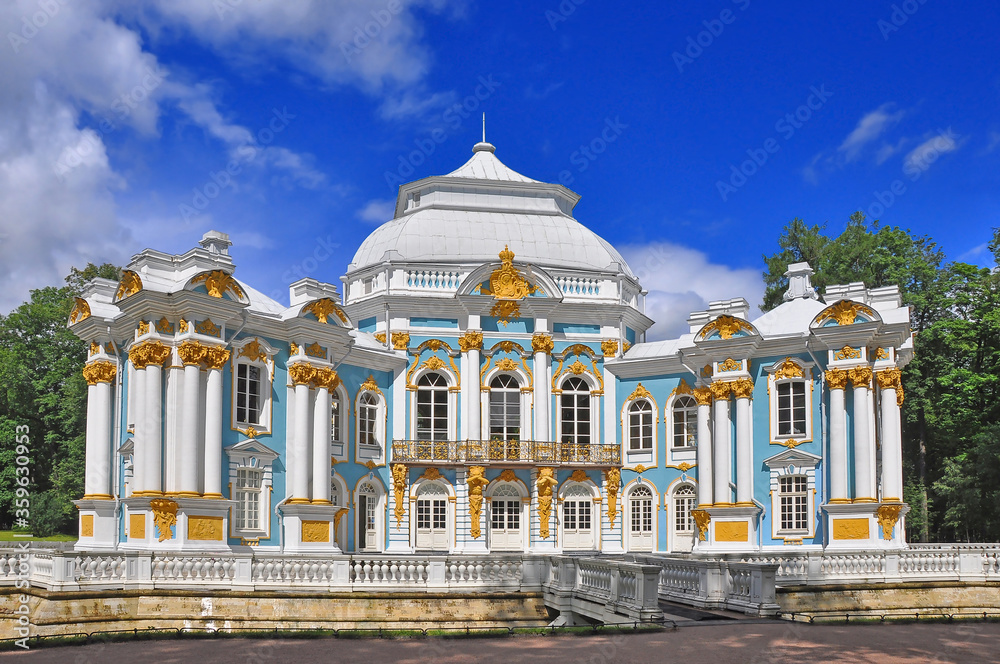 Russia. Petersburg. Tsarskoe selo. Pavilion