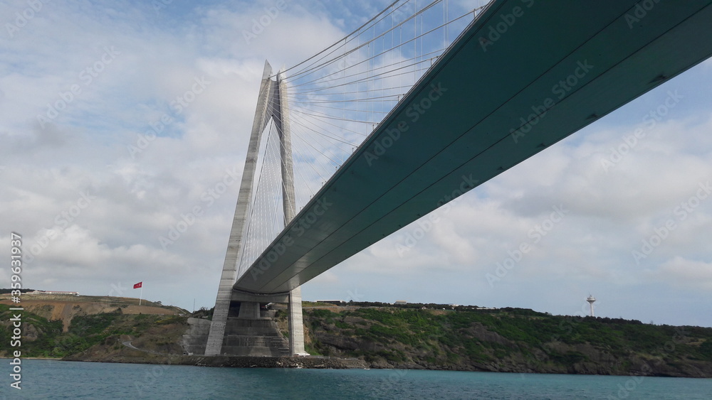 Obraz premium bridge over the bosphorus strait
