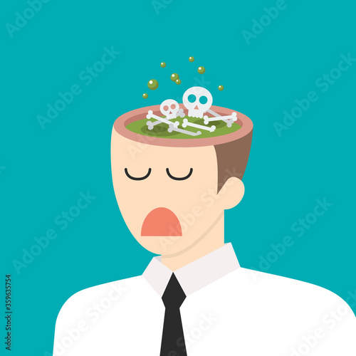 Toxic idea in businessmen head