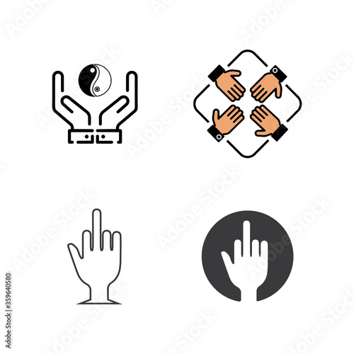  Hand gestures and sign language isolated