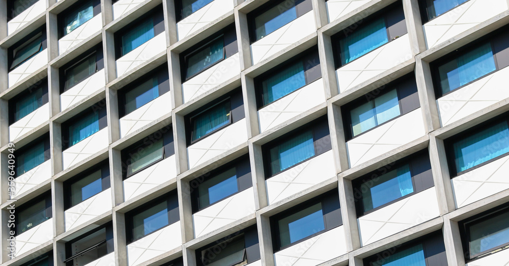 window facades of a building at Olympiapark in Munich Germany window facades of a building at Olympiapark in Munich Germany