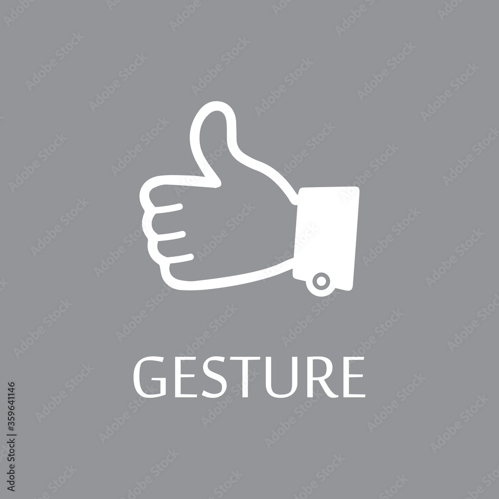 Hand gestures and sign language isolated Hand gestures and sign language isolated