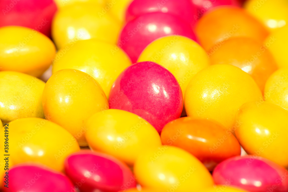 Detailed macro photo of candy Detailed macro photo of candy