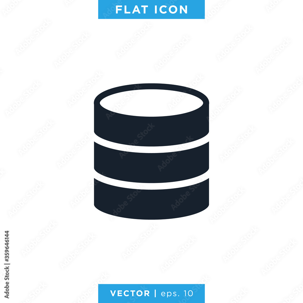 Database Server Icon Vector Design Template Database Server Icon Vector Design Template
