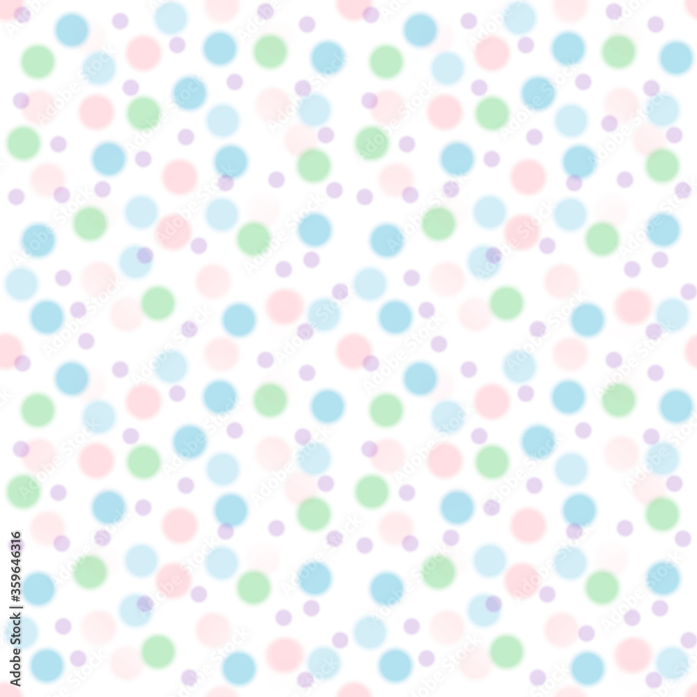 seamless polka dots pattern pastel colors on white background seamless polka dots pattern pastel colors on white background