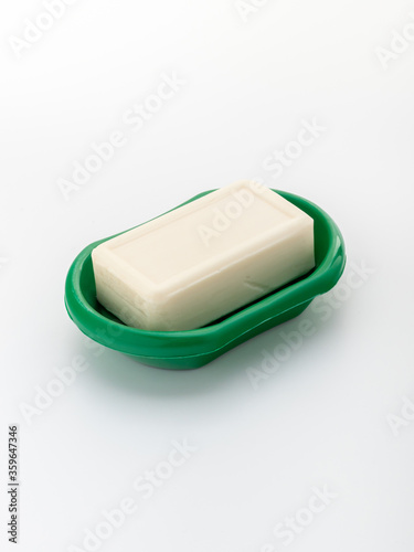 green soap dish for bathroom