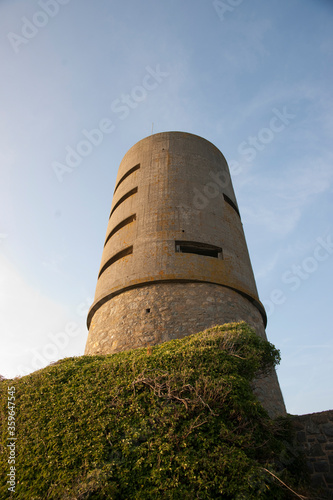 Martello Tower at Fort Saumarez, used by the German Occupation Forces during World War 2 - Fort Saumarez, Guernsey, UK - 16th July 2013 photo