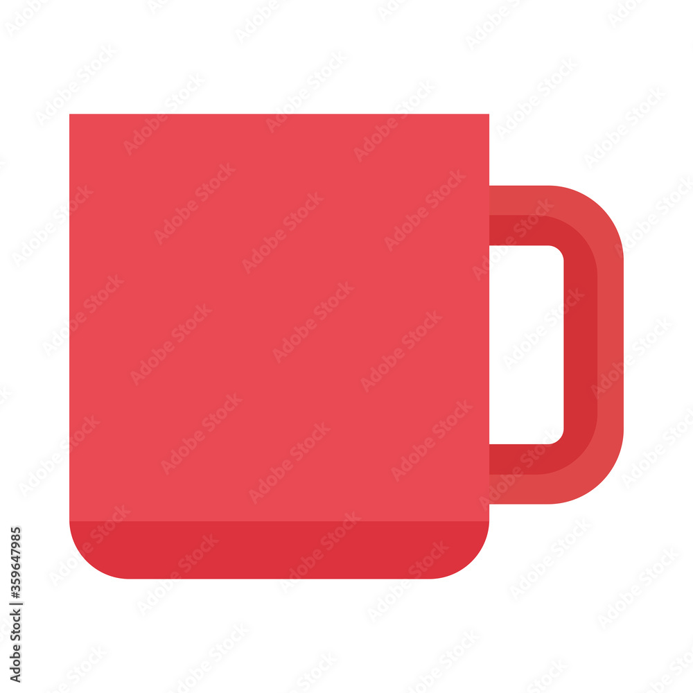 Isolated coffee mug vector design