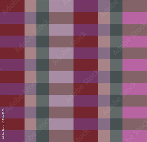 Pale pink gingham style pink repeating vector pattern square and rectangular design background for fabric or print.