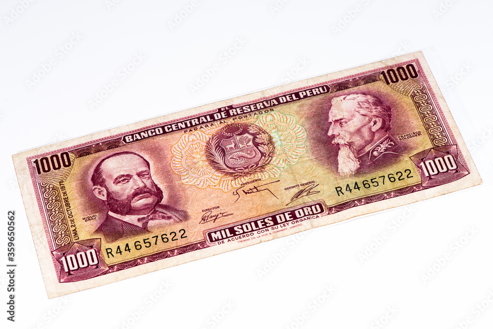South America currancy banknote South America currancy banknote