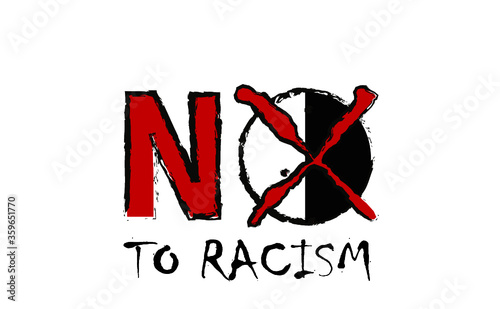no to racism x
