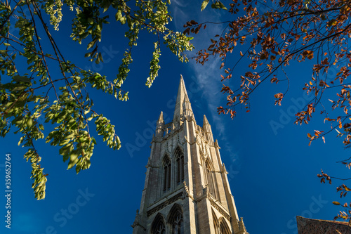 Louth, Lincolnshire, UK, October 2018 - St James Church photo