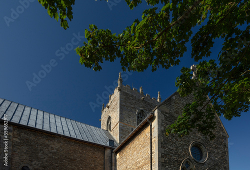 Stow, Lincolnshire, UK, June 2019, A view of Stow Minster church