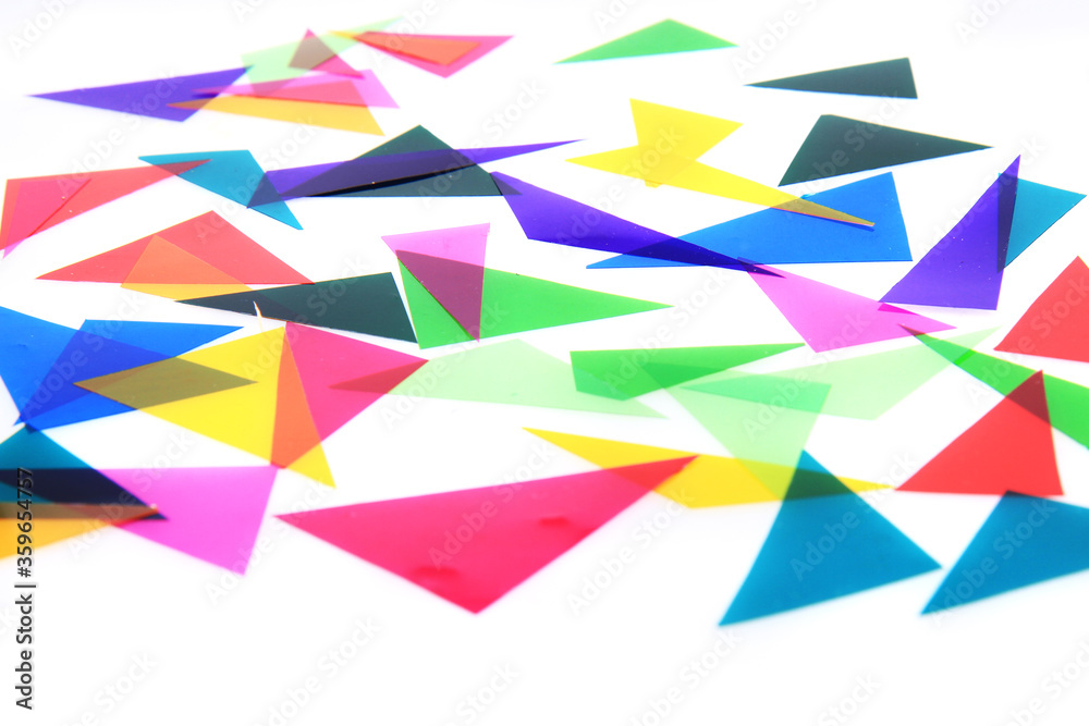 abstract color triangles texture