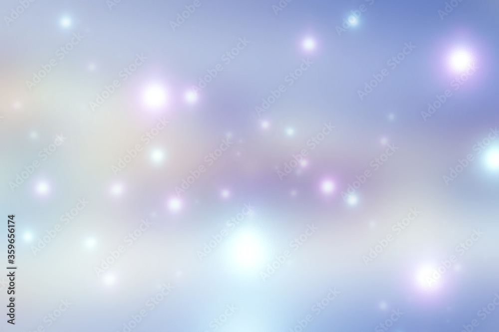 Obraz premium パステルカラーのサークルパーティクルのアブストラクトのバックグラウンド