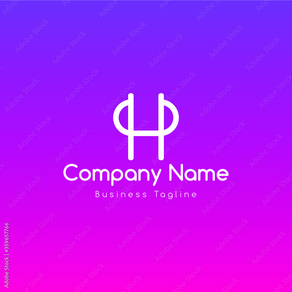 h logo design vector icon h logo design vector icon