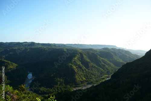 view of the hills