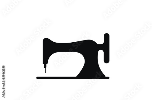 Sewing machine vector icon design