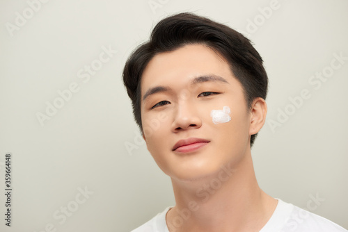 Photo of a man with perfect skin