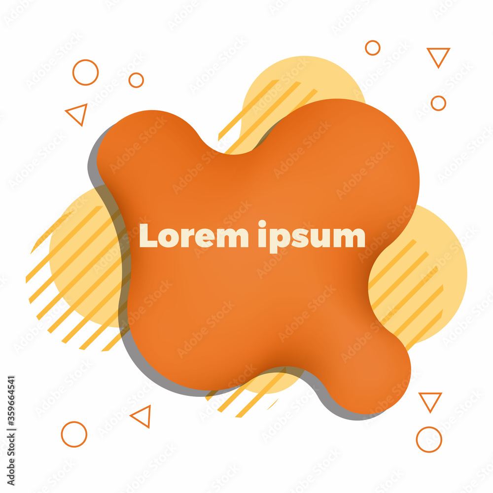 Liquid 3d with shadow background vector illustration Liquid 3d with shadow background vector illustration