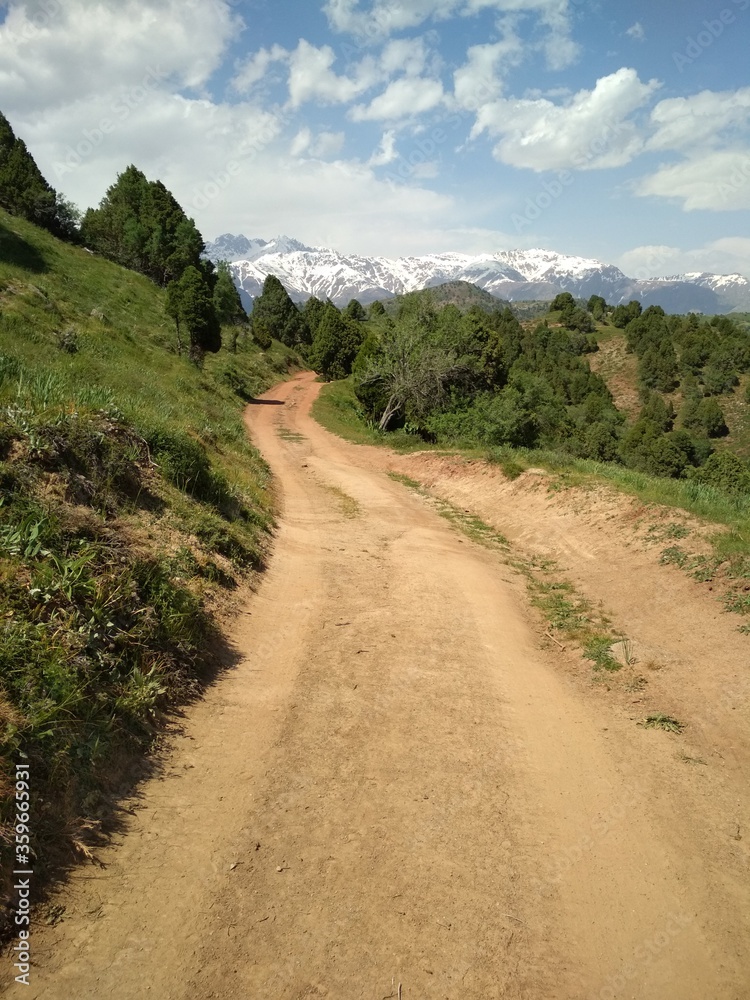 road in the mountains road in the mountains