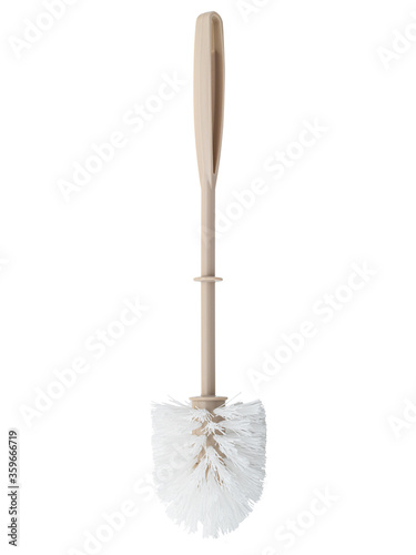 brush for washing the toilet in the toilet