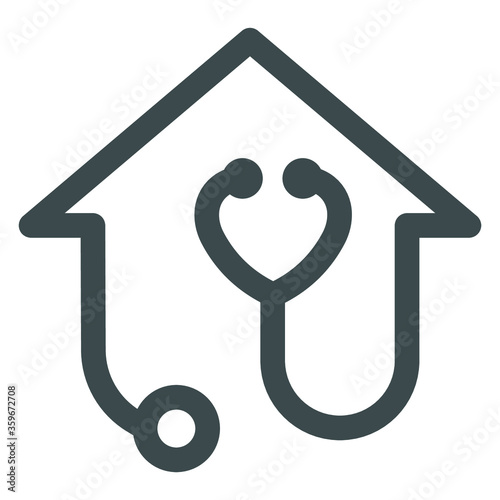
Vector graphics .
Doctor at home.
family doctor