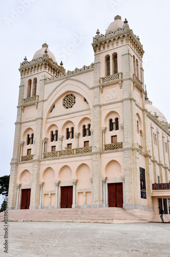 Tunis, TUNISIA - February 06, 2009: Saint Louis Cathedral, Cartago © erdalakan