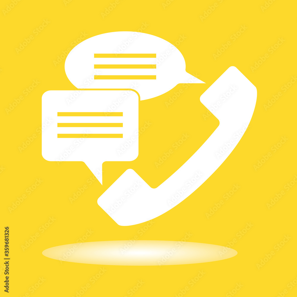 handset icon vector illustration handset icon vector illustration