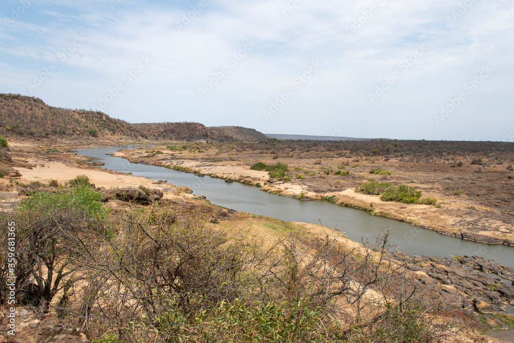 rivière Letaba, Parc national Kruger, Afrique du Sud