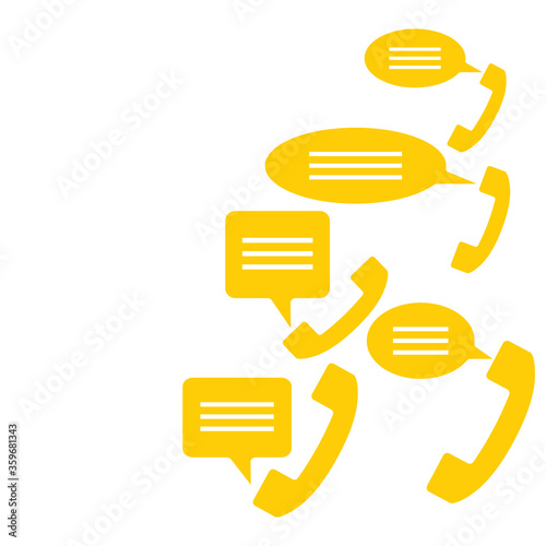 handset icon vector illustration