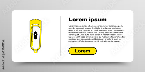 Line Electrical hair clipper or shaver icon isolated on white background. Barbershop symbol. Colorful outline concept. Vector.