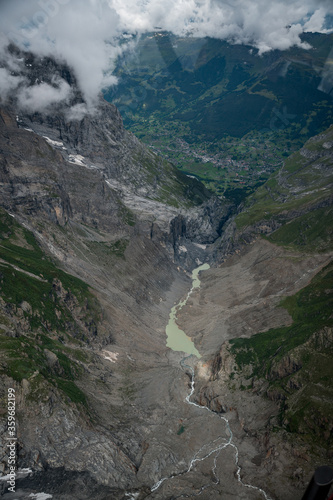 meltwater lake of Lower Grindelwald Glacier
