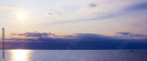 sunset over the sea © Halina
