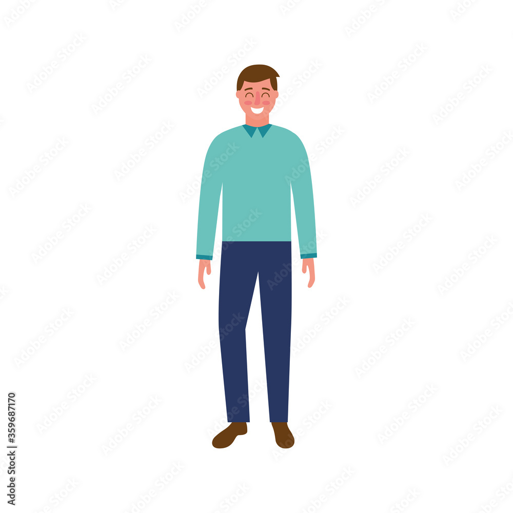 Isolated avatar man vector design Isolated avatar man vector design