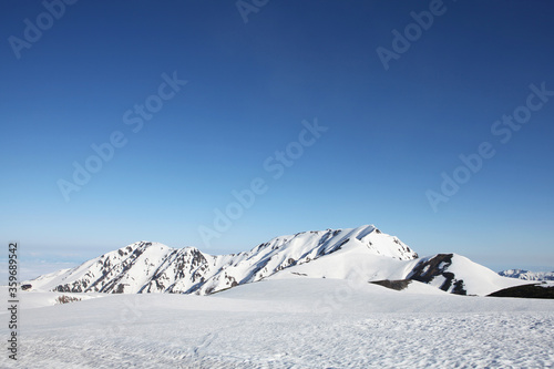 室堂の雪景色（大日連山）