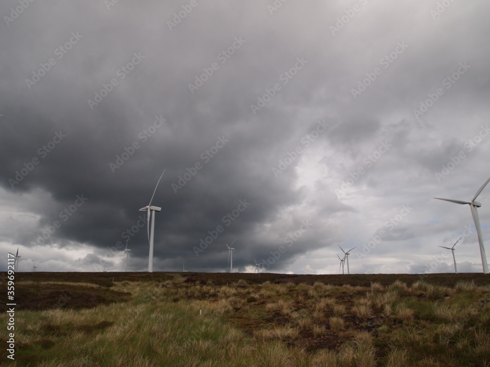 Obraz premium Wind Farm in Scotland