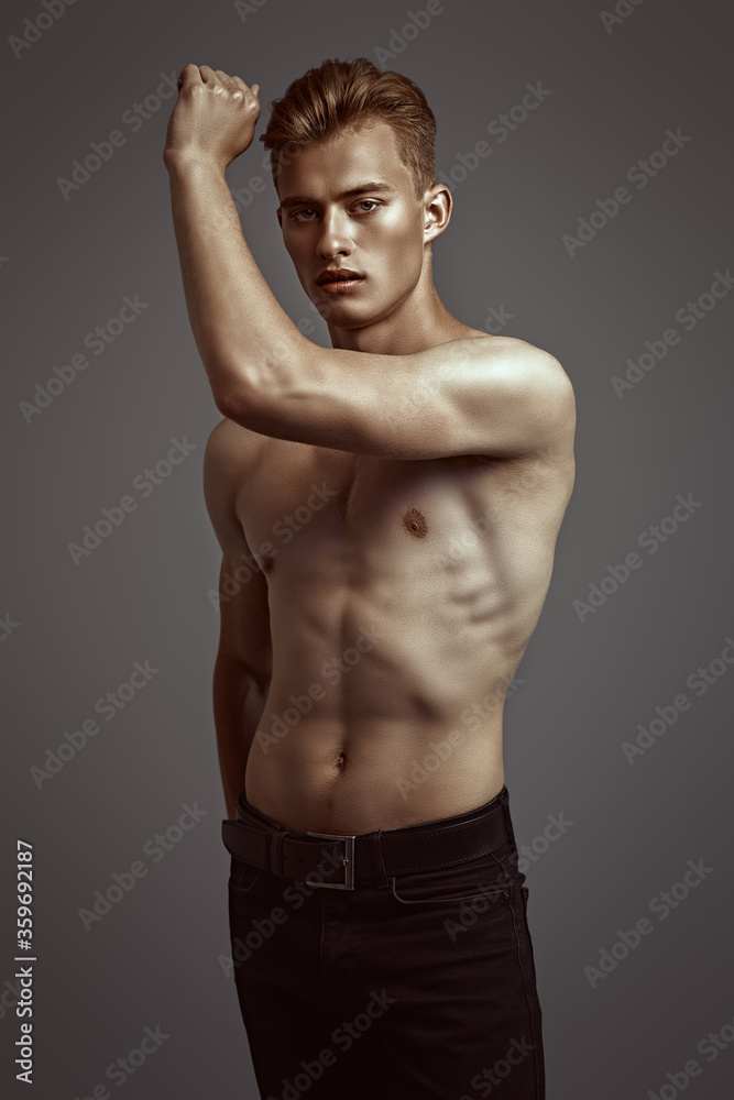 Fototapeta premium body of bodybuilder