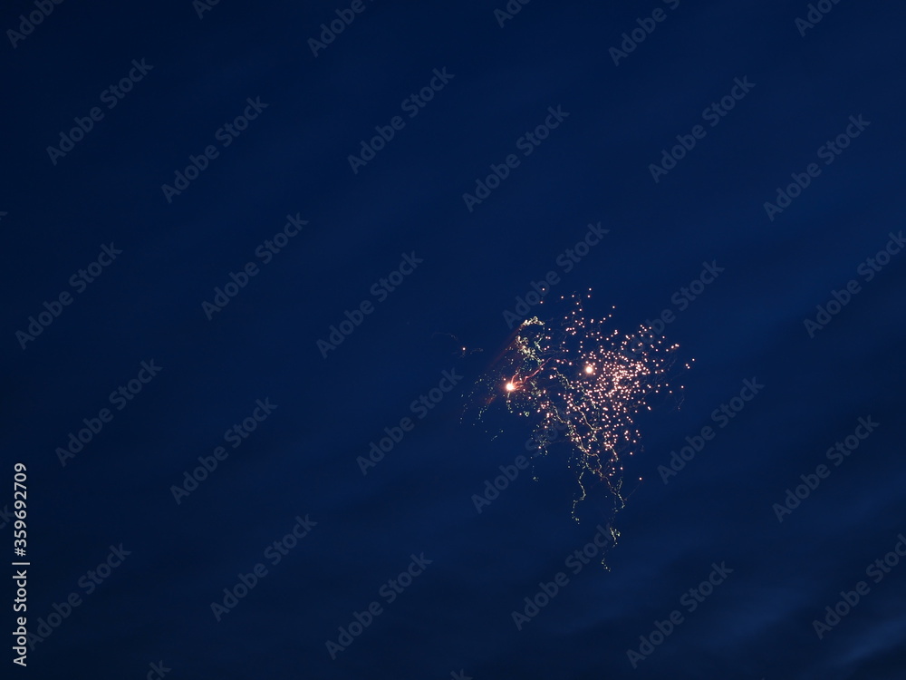 Fototapeta premium firework reflection